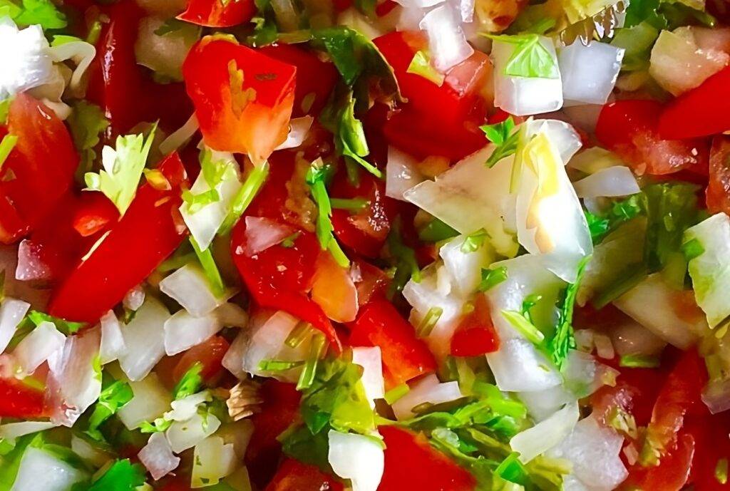 Pico De Gallo for taco recipes.