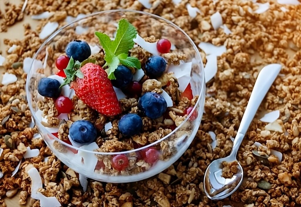 Greek Yogurt Bowl with Fruit & Nuts