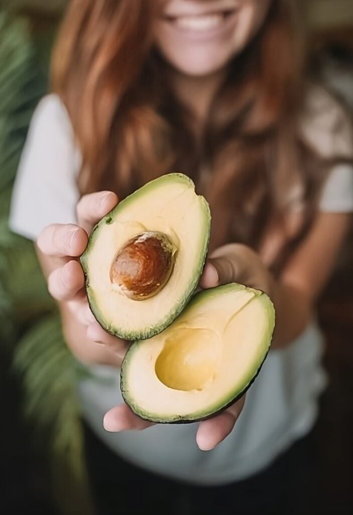 Avocados are nutritional for healthy skin.